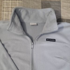 Columbia Women's Ice Blue Zip-Up Fleece